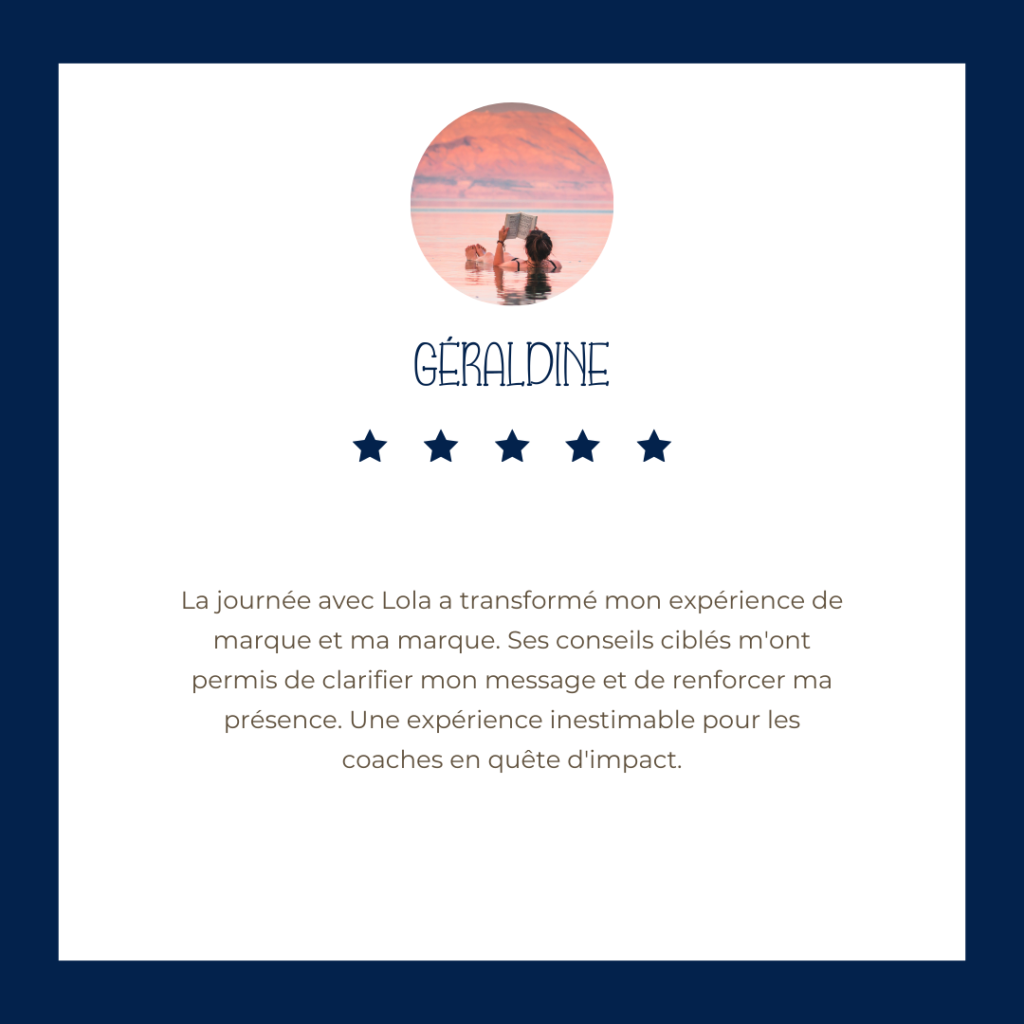 BrandExperience - Géraldine